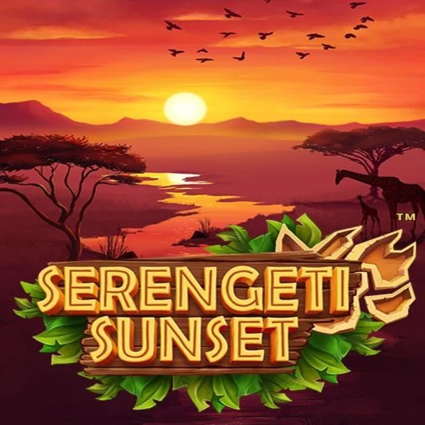 Serengeti Sunset online game logo by Skywind Group on pelikioskicasinos.fi